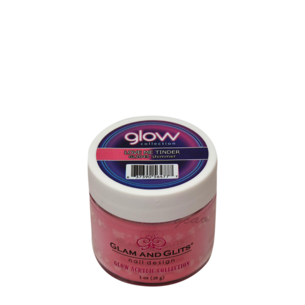 G & G Glow In The Dark Acrylic Powder (not Dipping Powder), 1oz, GL2043, Love Me Tinder