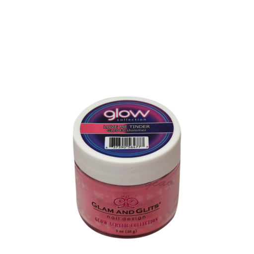 G & G Glow In The Dark Acrylic Powder (not Dipping Powder), 1oz, GL2043, Love Me Tinder