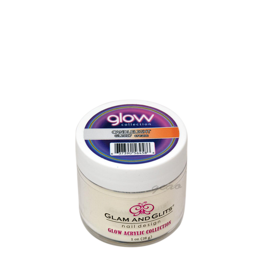 G & G Glow In The Dark, Acrylic Powder (not Dipping Powder), 1oz, GL2027, Candlelight