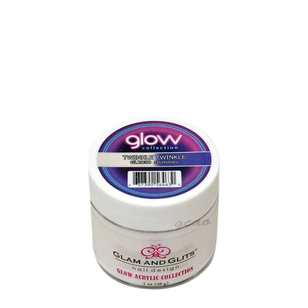 G & G Glow In The Dark Acrylic Powder (not Dipping Powder), 1oz, GL2030, Twinkle Twinkle