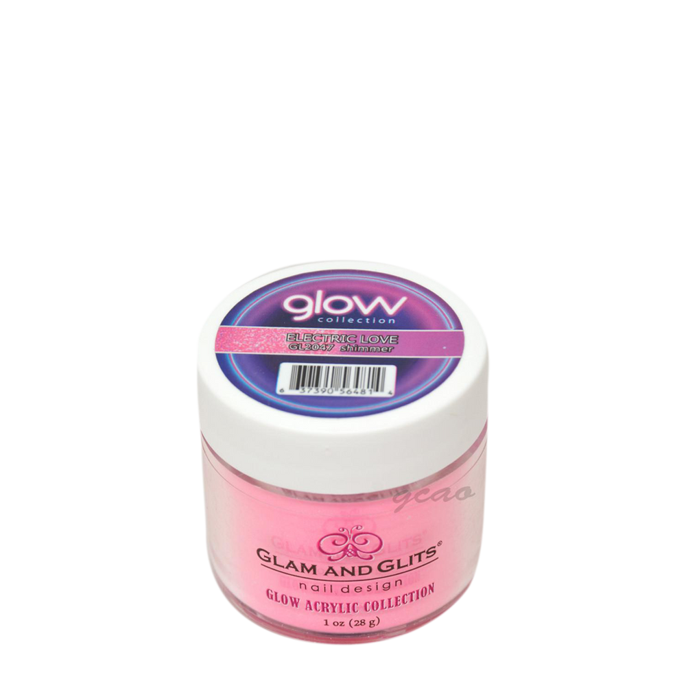 G & G Glow In The Dark Acrylic Powder (not Dipping Powder), 1oz, GL2047, Electric Love