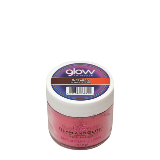G & G Glow In The Dark Acrylic Powder (not Dipping Powder), 1oz, GL2048, Infrared