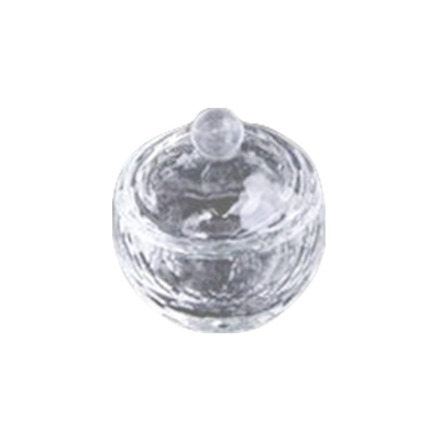 Cre8tion Empty Glass Crystal Jar, Large Size, 7-8cm, E, 26185 OK0508VD