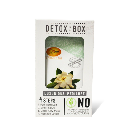 SpaRedi Detox In A Box, Pedicure 4 Steps, Gardenia OK0325MD