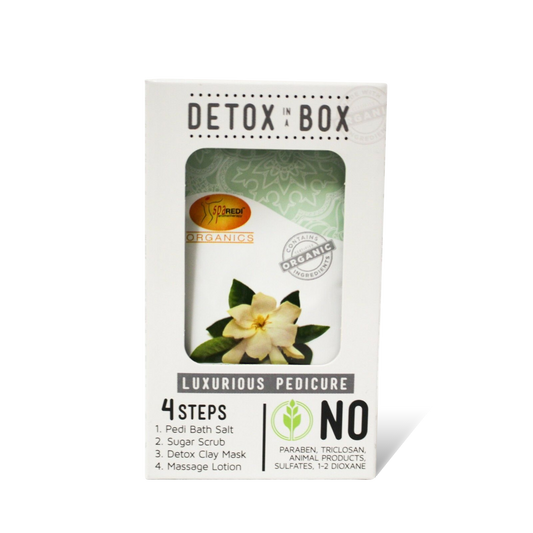 SpaRedi Detox In A Box, Pedicure 4 Steps, Gardenia OK0325MD