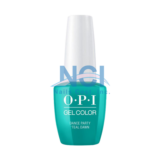 OPI Gelcolor, Neon Summer 2019 Collection, N74, Dance Party 'Teal Dawn, 0.5oz OK0320VD