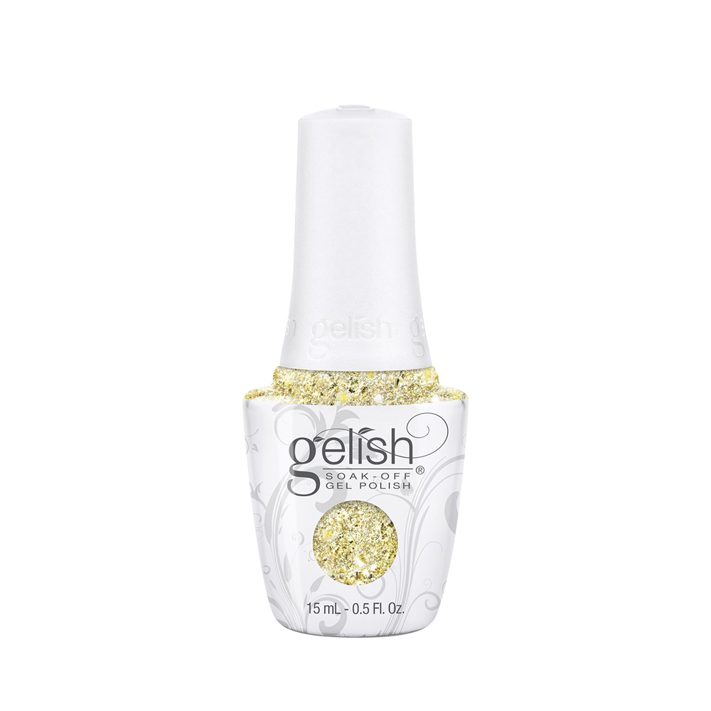 Gelish Gel Polish, 110285, Thrill Of The Chill Collection 2017, Ice Cold Gold, 0.5oz OK0422VD