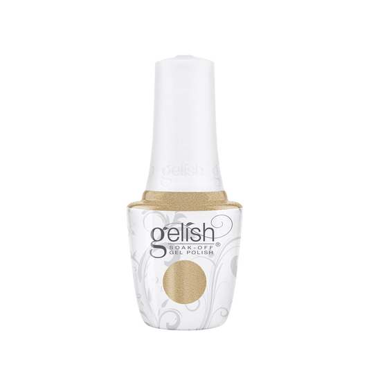 Gelish Gel Polish, 1110374, Champagne & Moonbeams Collection 2019, Gilded In Gold, 0.5oz OK0423VD