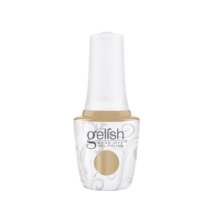 Gelish Gel Polish, 1110374, Champagne & Moonbeams Collection 2019, Gilded In Gold, 0.5oz OK0423VD