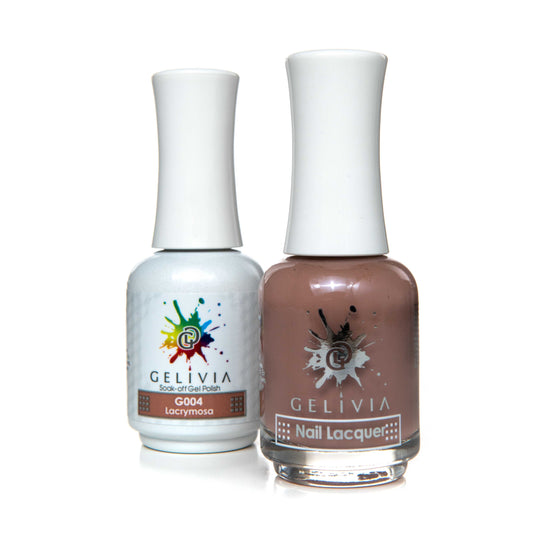 Gelivia Nail Lacquer And Gel Polish, 004, LacryMosa, 0.5oz OK0304VD