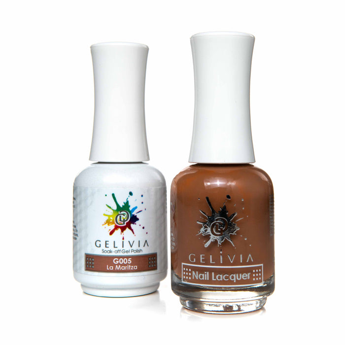 Gelivia Nail Lacquer And Gel Polish, 005, La Maritza, 0.5oz OK0304VD