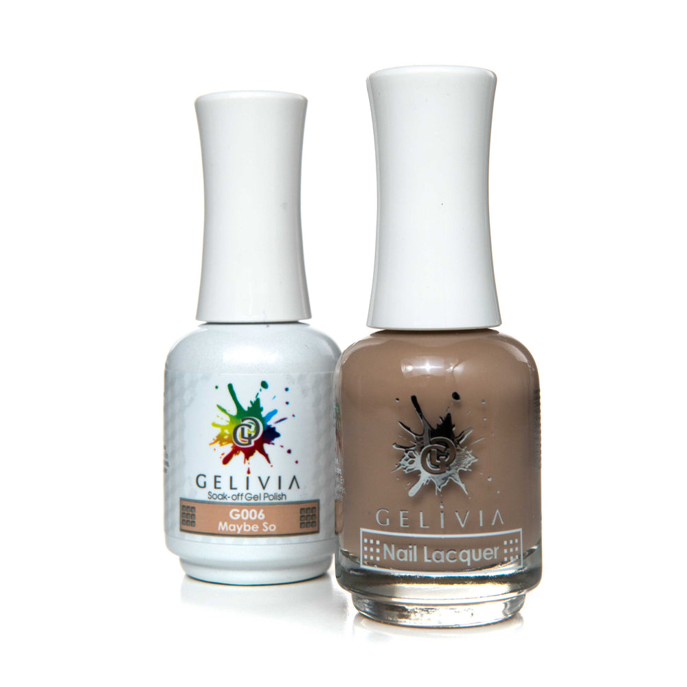 Gelivia Nail Lacquer And Gel Polish, 006, Maybe So, 0.5oz OK0304VD
