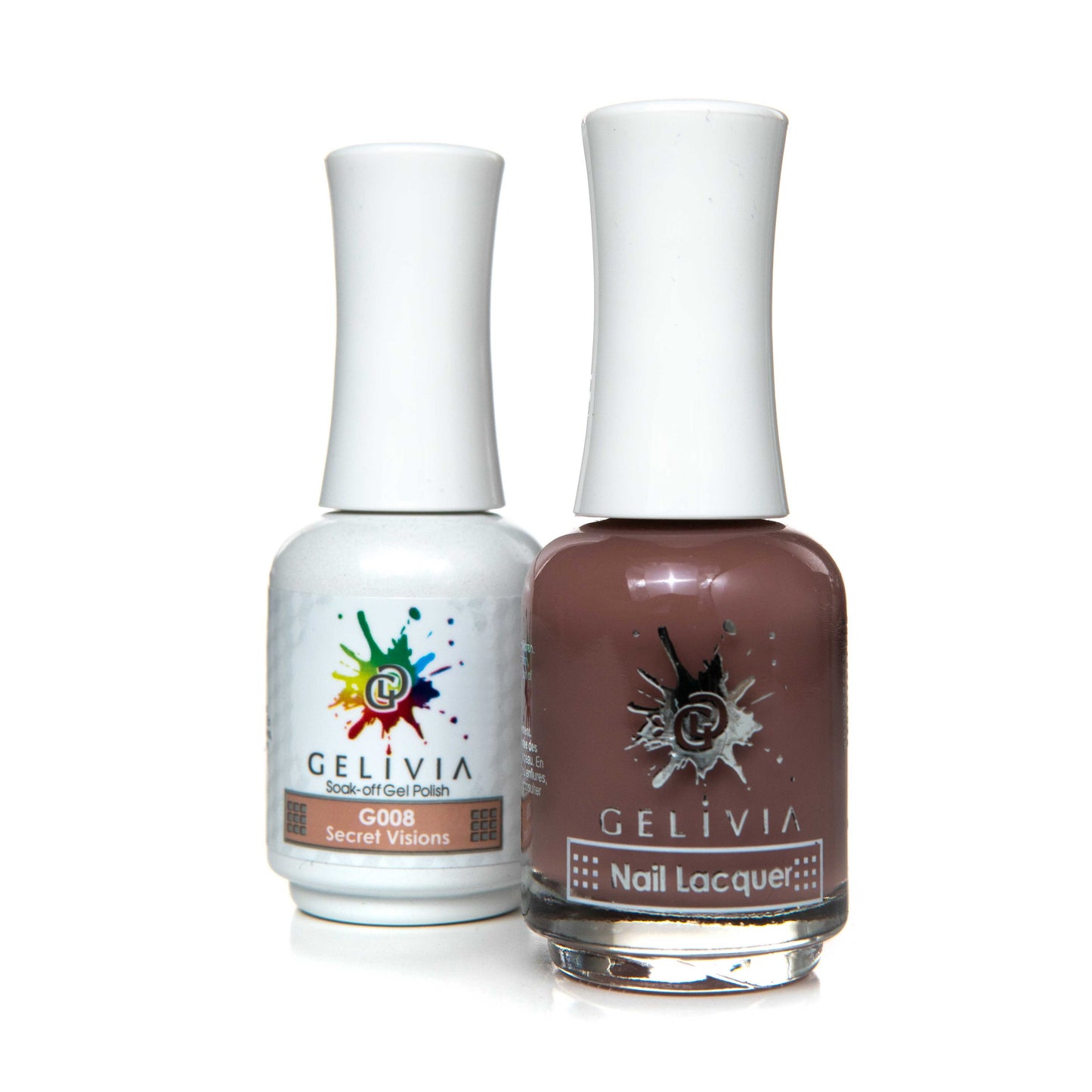 Gelivia Nail Lacquer And Gel Polish, 008, Secret Visions, 0.5oz OK0304VD