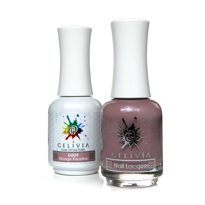 Gelivia Nail Lacquer And Gel Polish, 009, Strange Paradise, 0.5oz OK0304VD