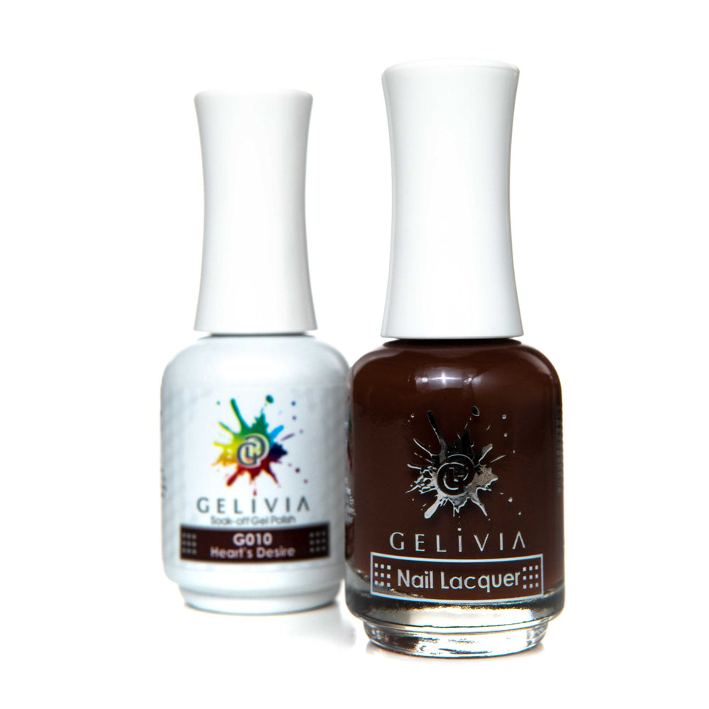 Gelivia Nail Lacquer And Gel Polish, 010, Heart’s Desire, 0.5oz OK0304VD