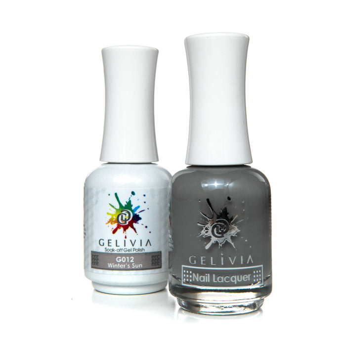 Gelivia Nail Lacquer And Gel Polish, 012, Winter's Sun, 0.5oz OK0304VD