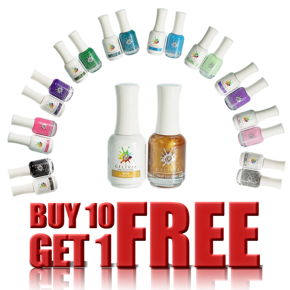Gelivia Nail Lacquer And Gel Polish, Color in the note, B10F1