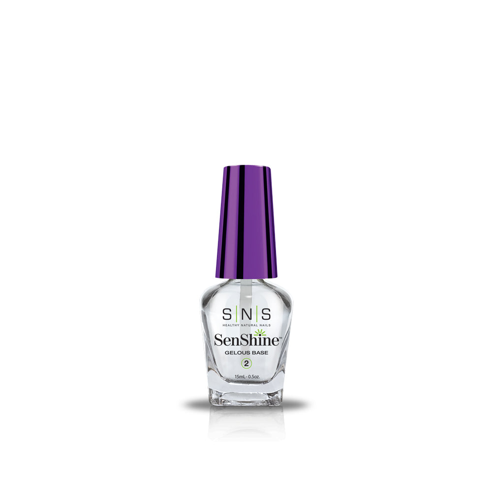 SNS Dipping Liquid, SENSHINE, Step 02, GELOUS BASE, 0.5oz (Pk: 84 pcs/case)