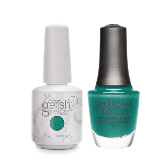 Gelish Gel Polish & Morgan Taylor Nail Lacquer, Give Me A Break-dance , 0.5oz, 1100048+ 50225