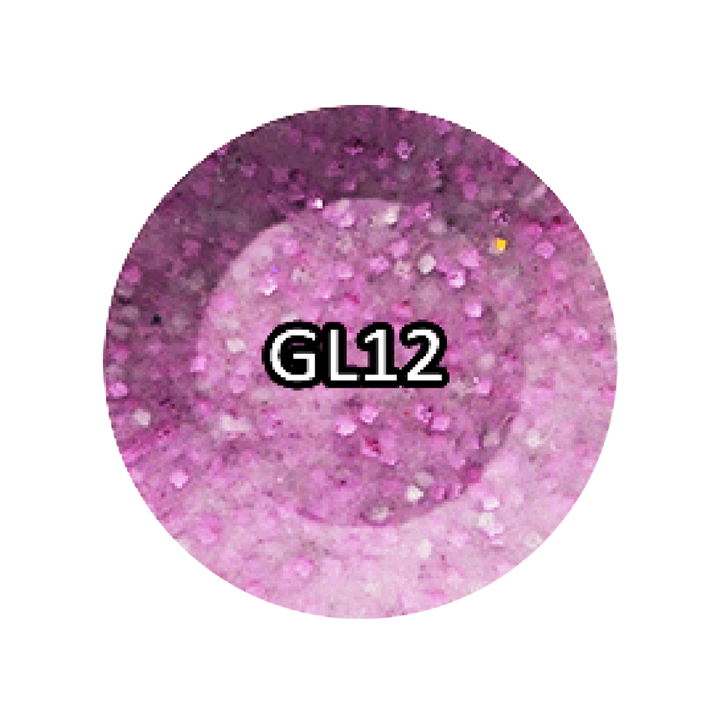 Chisel 2in1 Acrylic/Dipping Powder, Glitter Collection, 2oz, GL12 KK1220