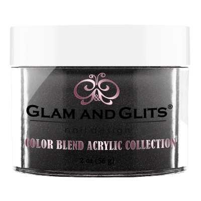 G & G Color Blend Acrylic Powder, BL3048, Black Mail, 2oz OK1211
