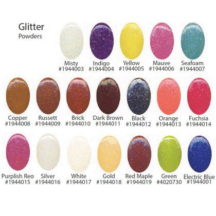 Cre8tion Color Powder, Glitters Collection, 1944008, Russeett, 1lbs
