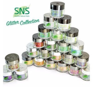 SNS Gelous Dipping Powder, Glitter Collection, 1oz Full Line Of 24 Colors (from GL01 to GL24)