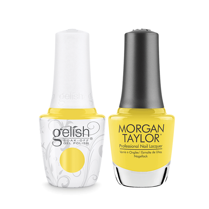 Gelish Gel Polish & Morgan Taylor Nail Lacquer, Rocketman Collection, 1410351, Glow Like A Star OK0425VD