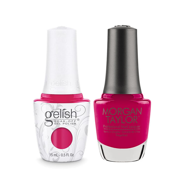 Gelish Gel Polish & Morgan Taylor Nail Lacquer, Gossip Girl, 0.5oz, 1110819 + 50020 KK0907