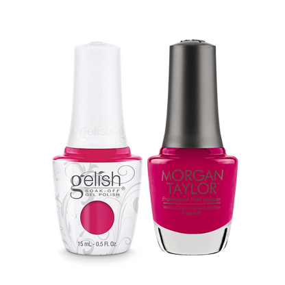 Gelish Gel Polish & Morgan Taylor Nail Lacquer, Gossip Girl, 0.5oz, 1110819 + 50020 KK0907