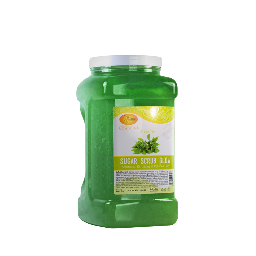 SpaRedi Sugar Scrub Glow, Green Tea (New), 01470, 1Gal OK0325MD