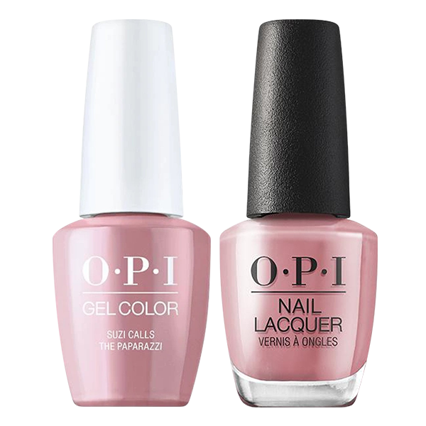 OPI Gelcolor And Nail Lacquer, Hollywood - Spring Collection 2021, H001, Suzi Calls The Paparazzi, 0.5oz OK0918VD