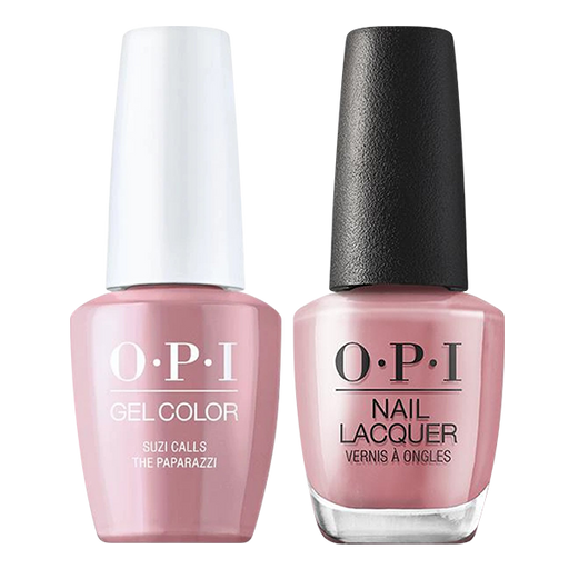 OPI Gelcolor And Nail Lacquer, Hollywood - Spring Collection 2021, H001, Suzi Calls The Paparazzi, 0.5oz OK0918VD