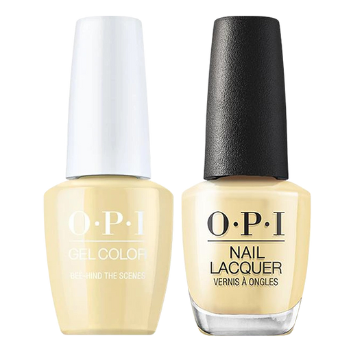OPI Gelcolor And Nail Lacquer, Hollywood - Spring Collection 2021, H005, Bee-hind The Scenes, 0.5oz OK0918VD