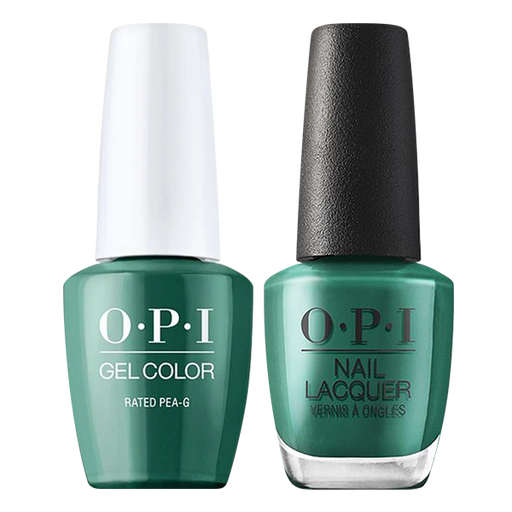 OPI Gelcolor And Nail Lacquer, Hollywood - Spring Collection 2021, H007, Rated Pea-G, 0.5oz OK0918VD