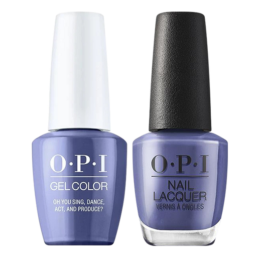 OPI Gelcolor And Nail Lacquer, Hollywood - Spring Collection 2021, H008, Oh You Sing, Dance, Act And Produce?, 0.5oz OK0918VD