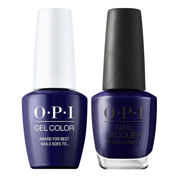 OPI Gelcolor And Nail Lacquer, Hollywood - Spring Collection 2021, H009, Award For Best Nails Goes To..., 0.5oz OK0918VD