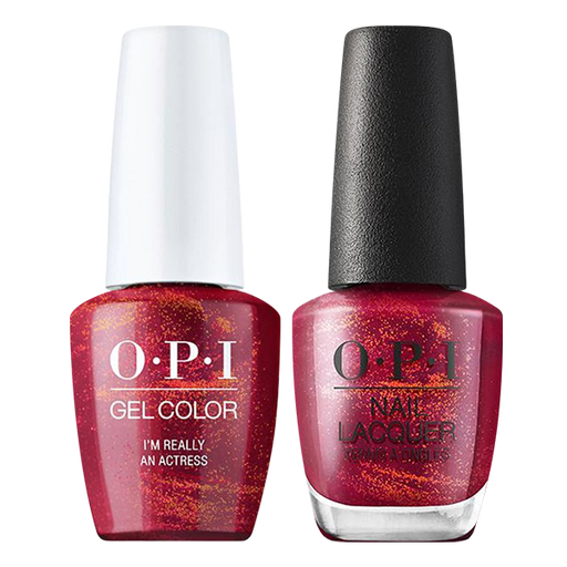 OPI Gelcolor And Nail Lacquer, Hollywood - Spring Collection 2021, H010, I'm Really An Actress, 0.5oz OK0918VD