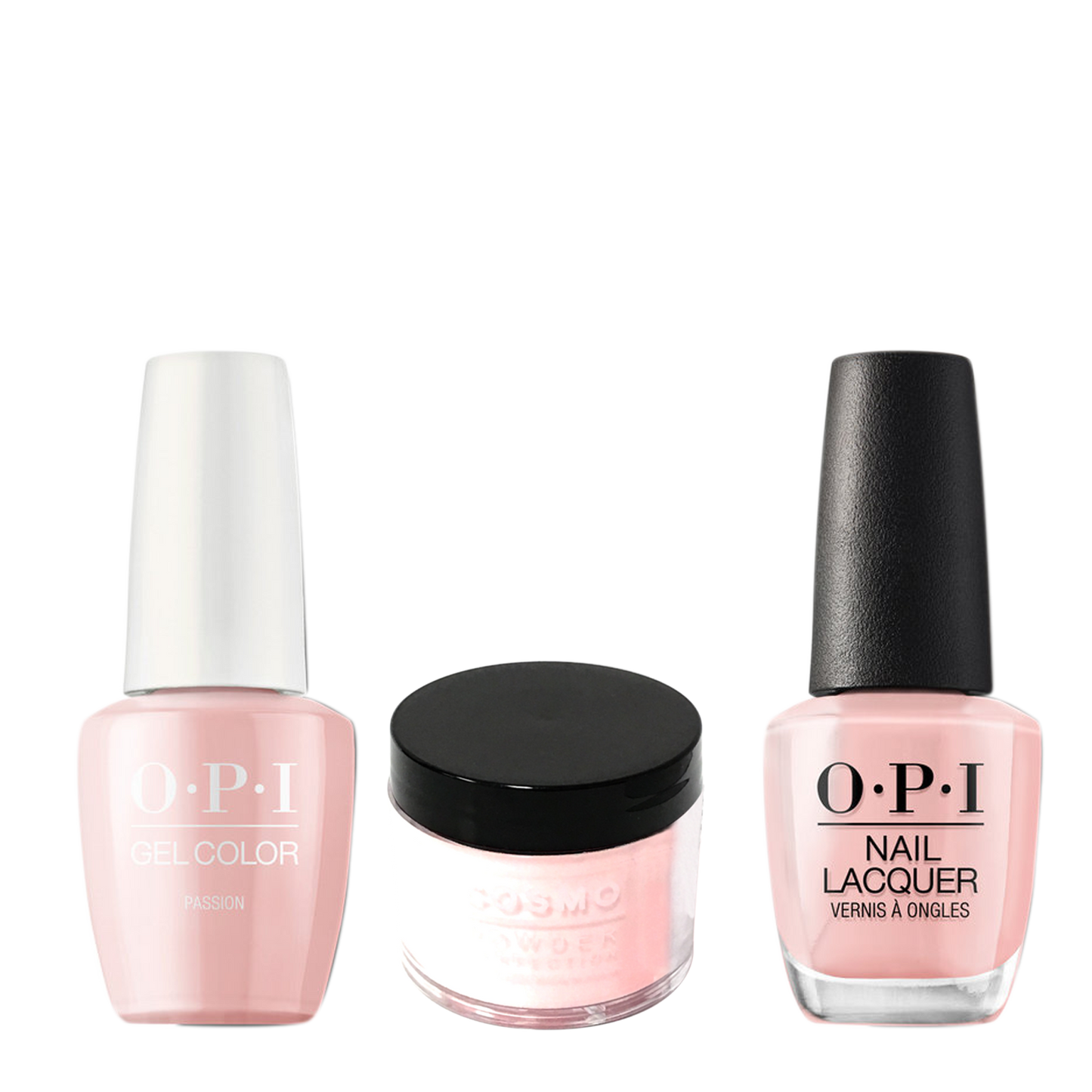 Cosmo 3in1 Dipping Powder + Gel Polish + Nail Lacquer (Matching OPI), 2oz, CH19