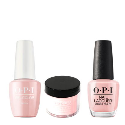 Cosmo 3in1 Dipping Powder + Gel Polish + Nail Lacquer (Matching OPI), 2oz, CH19