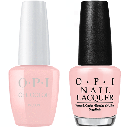 OPI GelColor And Nail Lacquer, H19, Passion, 0.5oz