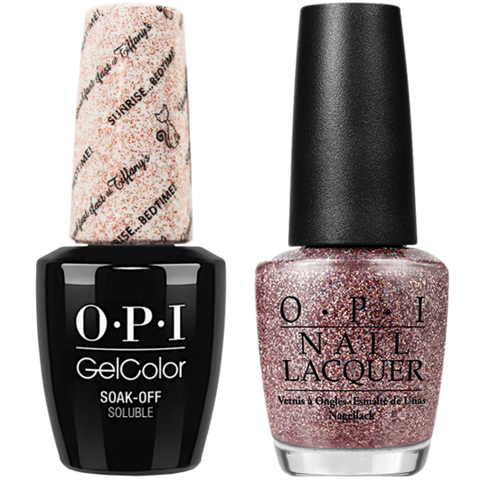 OPI GelColor And Nail Lacquer, H11, Sunrise... Bedtime!, 0.5oz