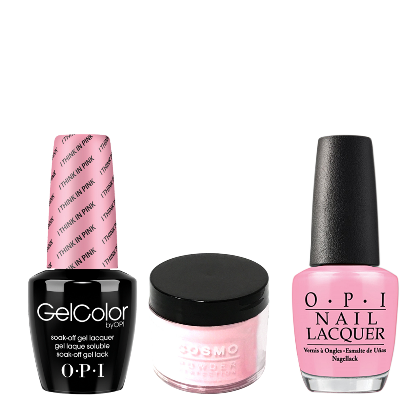 Cosmo 3in1 Dipping Powder + Gel Polish + Nail Lacquer (Matching OPI), 2oz, CH38