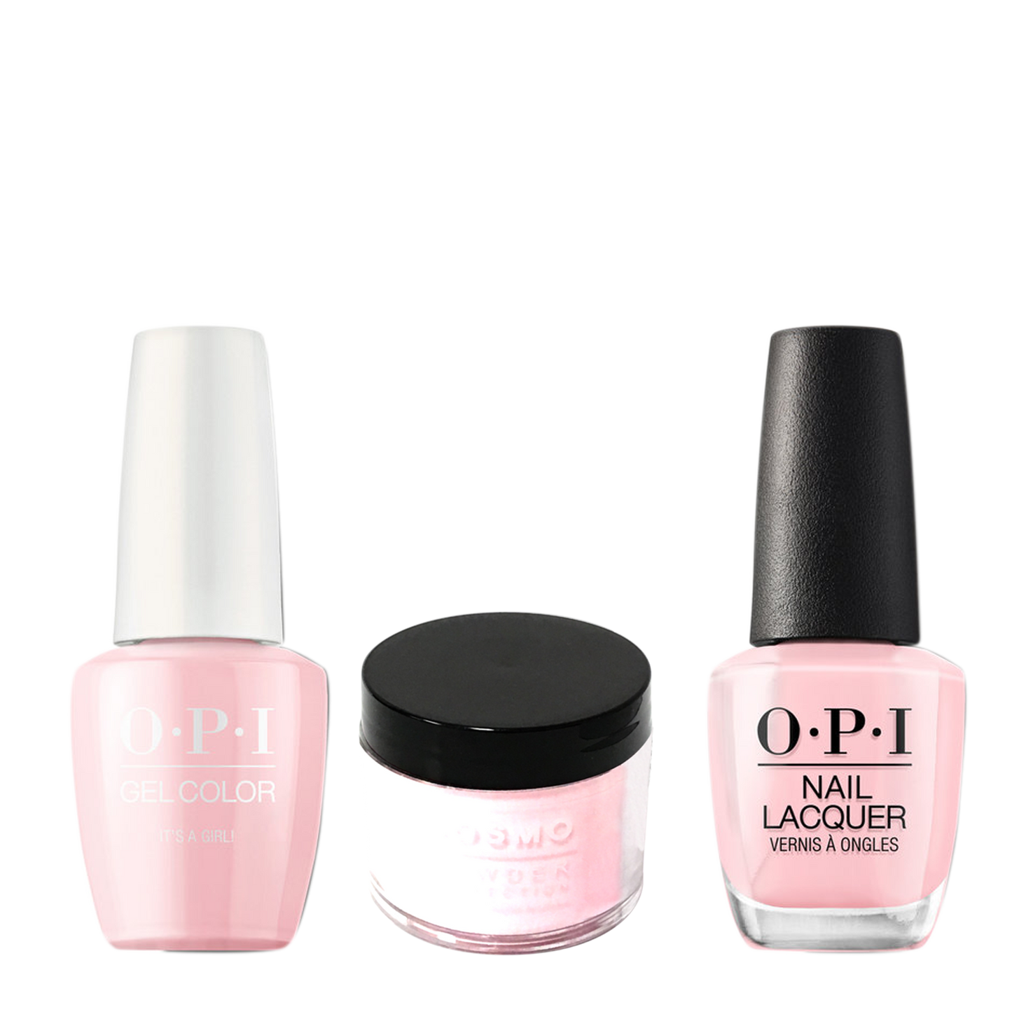 Cosmo 3in1 Dipping Powder + Gel Polish + Nail Lacquer (Matching OPI), 2oz, CH39