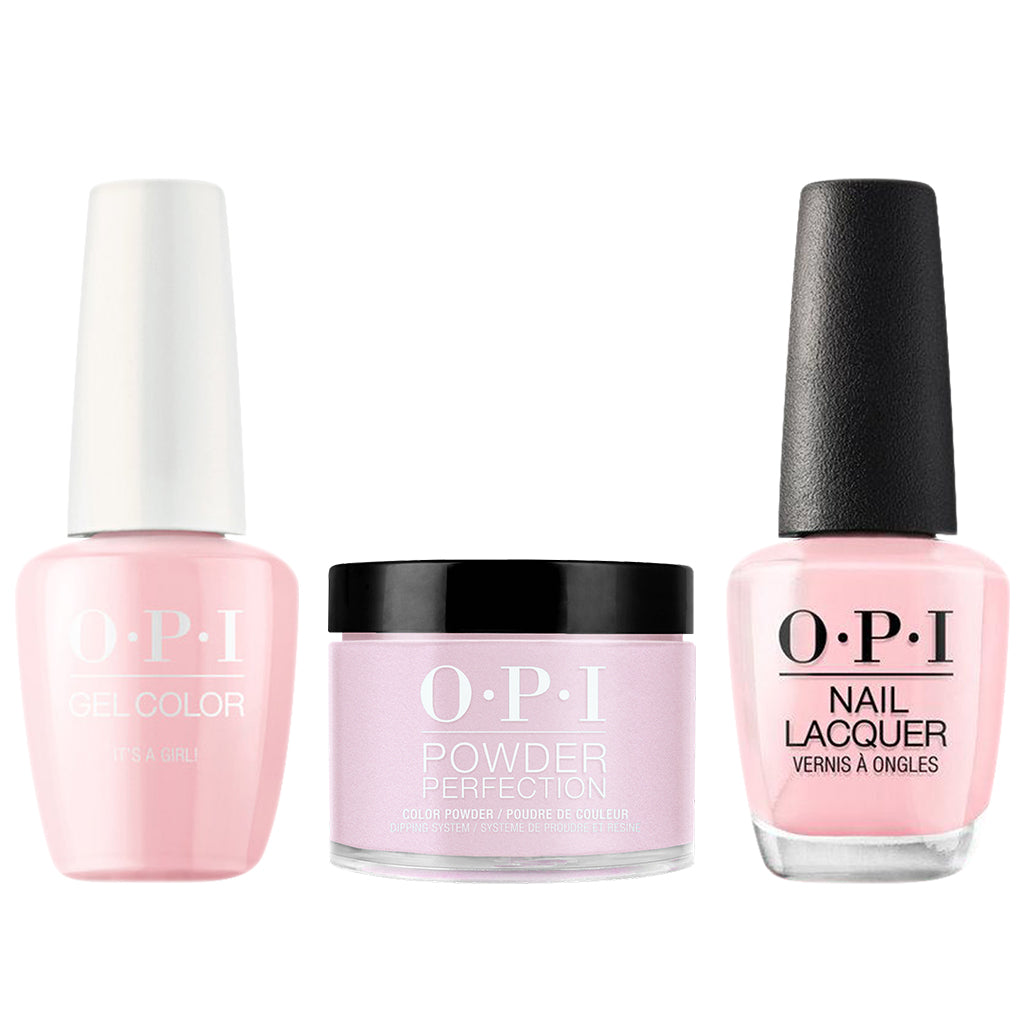 OPI 3in1, PPW4 Collection 2021, H39, It's A Girl