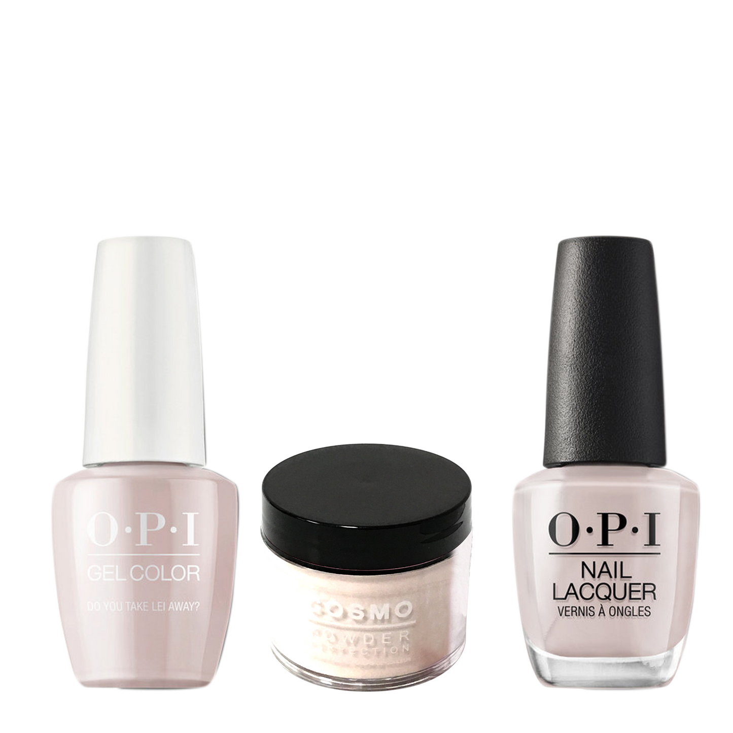 Cosmo 3in1 Dipping Powder + Gel Polish + Nail Lacquer (Matching OPI), 2oz, CH67