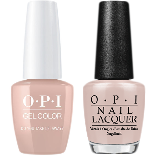 OPI GelColor And Nail Lacquer, H67, Do You Take Lei Away?, 0.5oz