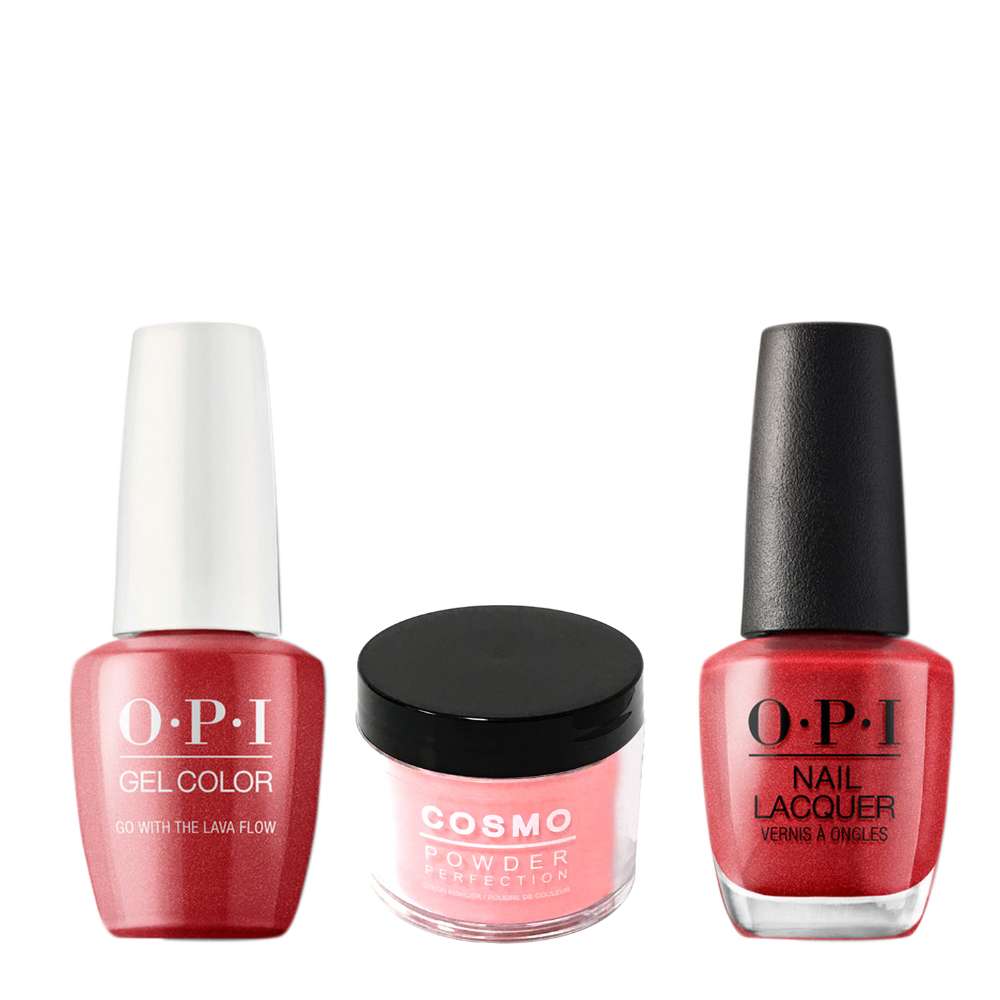 Cosmo 3in1 Dipping Powder + Gel Polish + Nail Lacquer (Matching OPI), 2oz, CH69