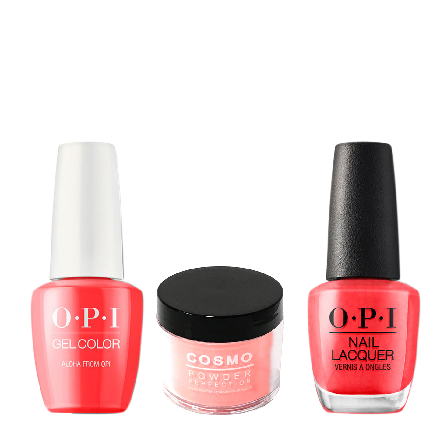 Cosmo 3in1 Dipping Powder + Gel Polish + Nail Lacquer (Matching OPI), 2oz, CH70