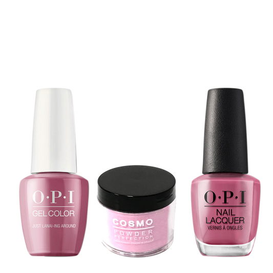 Cosmo 3in1 Dipping Powder + Gel Polish + Nail Lacquer (Matching OPI), 2oz, CH72